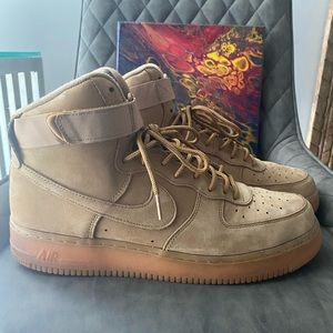 Nike Air Force 1 High '07 LV8 Men's WB 'Flax